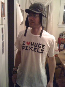 "I Heart Huge Pixels" shirt